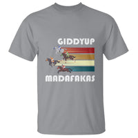 Funny Horse Racing T Shirt Giddy Up Madafakas Horses Race Lover - Wonder Print Shop