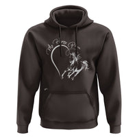 Horse Lover Hoodie My Happy Place Horseback Riding - Wonder Print Shop