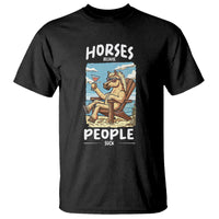 Horse Because People Suck Anti Social Horse Lover T Shirt - Wonder Print Shop