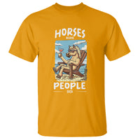 Horse Because People Suck Anti Social Horse Lover T Shirt - Wonder Print Shop