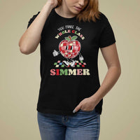 Teacher T Shirt For Women You Make The Whole Class Shimmer Retro Groovy - Wonder Print Shop