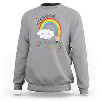 Pre-School Teacher Sweatshirt It's A Good Day To Teach Tiny Human - Wonder Print Shop