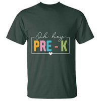 Pre-School Teacher T Shirt Oh Hey Pre-K - Wonder Print Shop
