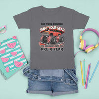 Pre-School Monster Truck T Shirt For Kid Rev Your Engines Shift Your Gear I'm Crashing Into My Pre-K Year - Wonder Print Shop