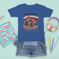 Pre-School Monster Truck T Shirt For Kid Rev Your Engines Shift Your Gear I'm Crashing Into My Pre-K Year - Wonder Print Shop