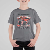 Pre-School Monster Truck T Shirt For Kid Rev Your Engines Shift Your Gear I'm Crashing Into My Pre-K Year - Wonder Print Shop