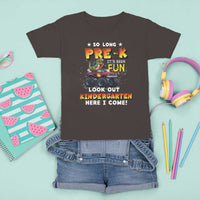 Pre-School Graduation T Shirt For Kid So Long Pre-K Look Out Kindergarten Here I Come Dinosaur Monster Truck - Wonder Print Shop