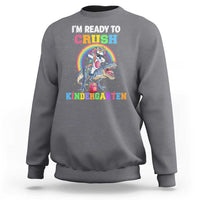 I'm Ready To Crush Kindergarden Sweatshirt Funny Monster Truck Dinosaur Unicorn - Wonder Print Shop