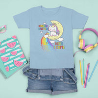 Kindergarten Here I come T Shirt For Kid Cute Unicorn Back To School - Wonder Print Shop