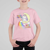 Kindergarten Here I come T Shirt For Kid Cute Unicorn Back To School - Wonder Print Shop