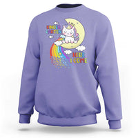 Kindergarten Here I come Sweatshirt Cute Unicorn Back To School - Wonder Print Shop