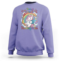I'm Ready To Crush Kindergarden Sweatshirt Rainbow Unicorn Back To School - Wonder Print Shop