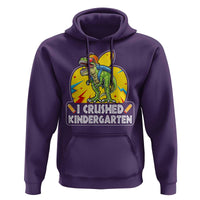 I Crushed Kindergarten Graduation Funny Dinosaur Hoodie - Wonder Print Shop
