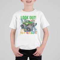 Look Out 1st Grade Monster Truck T Shirt For Kid - Wonder Print Shop