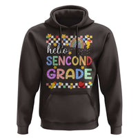 Hello Second Grade Groovy Back To School Hoodie - Wonder Print Shop