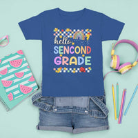 Hello Second Grade Groovy Back To School T Shirt For Kid - Wonder Print Shop