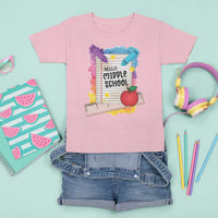 Hello Middle School Watercolor Back To School T Shirt For Kid - Wonder Print Shop