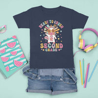 Funny Back To School Unicorn T Shirt For Kid Ready To Crush Second Grade Retro Groovy - Wonder Print Shop