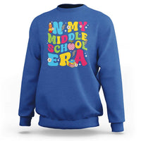 In My Middle School Era Retro Groovy Sweatshirt - Wonder Print Shop