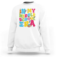 In My Middle School Era Retro Groovy Sweatshirt - Wonder Print Shop