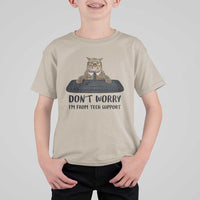 Funny Don't Worry I'm From Tech Support T Shirt For Kid