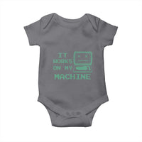 Funny Programmer Baby Onesie It Works On My Machine