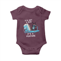 Funny Coder Baby Onesie It's Not A Bug It's A Feature