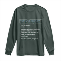 Funny Tech Support Description Long Sleeve Shirt