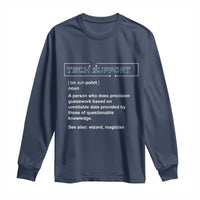 Funny Tech Support Description Long Sleeve Shirt