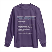 Funny Tech Support Description Long Sleeve Shirt