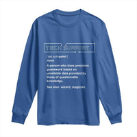 Funny Tech Support Description Long Sleeve Shirt