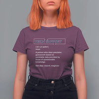 Funny Tech Support Description T Shirt For Women