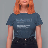 Funny Tech Support Description T Shirt For Women