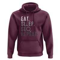 Funny Marketer Hoodie Eat Sleep SEO Repeat