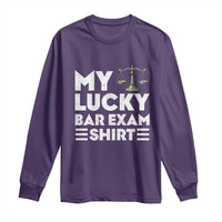 Lawyer Law School My Lucky Bar Exam Long Sleeve Shirt