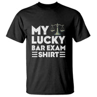 Lawyer Law School My Lucky Bar Exam T Shirt