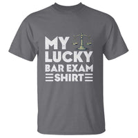 Lawyer Law School My Lucky Bar Exam T Shirt