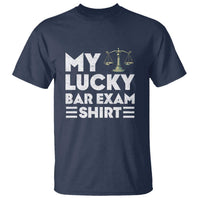 Lawyer Law School My Lucky Bar Exam T Shirt