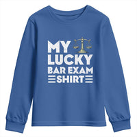 Lawyer Law School My Lucky Bar Exam Youth Sweatshirt