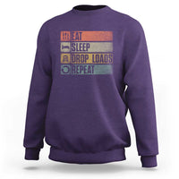 Truck Driver Sweatshirt Eat Sleep Drop Load Repeat