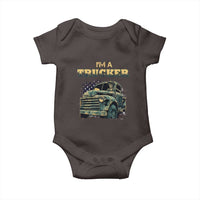Truck Driver Baby Onesie I'm A Trucker