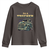 Truck Driver Youth Sweatshirt I'm A Trucker