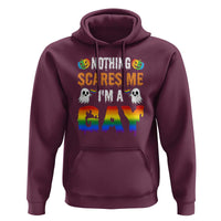 Funny Halloween LGBT Hoodie Nothing Scares Me I'm A Gay