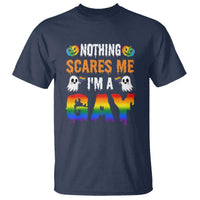 Funny Halloween LGBT T Shirt Nothing Scares Me I'm A Gay - Wonder Print Shop