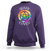 Funny Halloween LGBT Sweatshirt Queer Coven - Wonder Print Shop