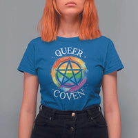Funny Halloween LGBT T Shirt For Women Queer Coven - Wonder Print Shop