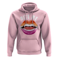 Vampire Lesbian Hoodie Bite Me Funny Halloween Spooky LGBT