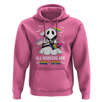 Funny Halloween LGBT Hoodie All Genders Are Bootiful Rainbow Flag