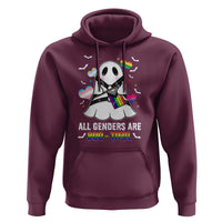 Funny Halloween LGBT Hoodie All Genders Are Bootiful Rainbow Flag