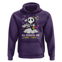 Funny Halloween LGBT Hoodie All Genders Are Bootiful Rainbow Flag